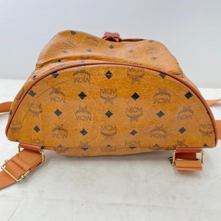 MCM エムシーエム バッグ リュック ヴィセトス柄 ゴールドプレート ブラウン