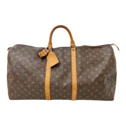 ◆◆ LOUIS VUITTON ルイヴィトン ボストンバッグ モノグラム キーポル 55 M41424 ブラウン系 Cランク
