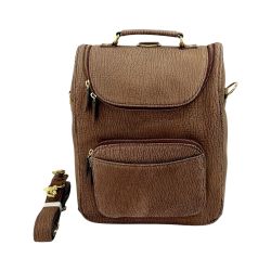 ◆◆  PROVENZANO プロヴェンザノ リュックサック バックパック シマカモシカ革 ブラック Sランク