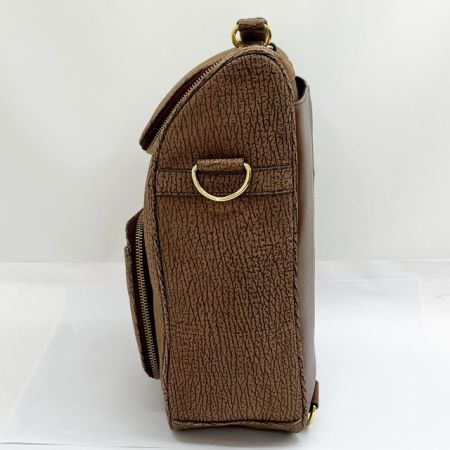   PROVENZANO プロヴェンザノ リュックサック バックパック シマカモシカ革 ブラック