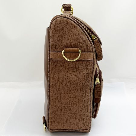   PROVENZANO プロヴェンザノ リュックサック バックパック シマカモシカ革 ブラック