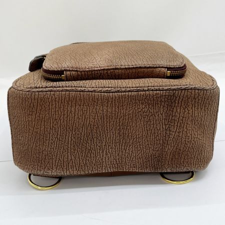   PROVENZANO プロヴェンザノ リュックサック バックパック シマカモシカ革 ブラック