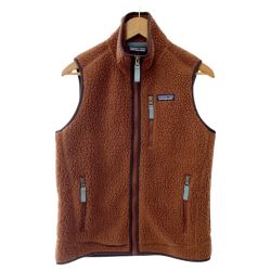◆◆ Patagonia パタゴニア レトロ ベスト ボア フリースベスト Sサイズ STY22825 ブラウン Aランク