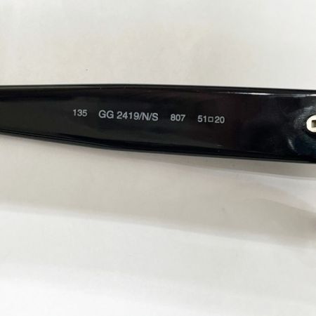  GUCCI グッチ サングラス プラフレーム GG 2419/N/S ブラック