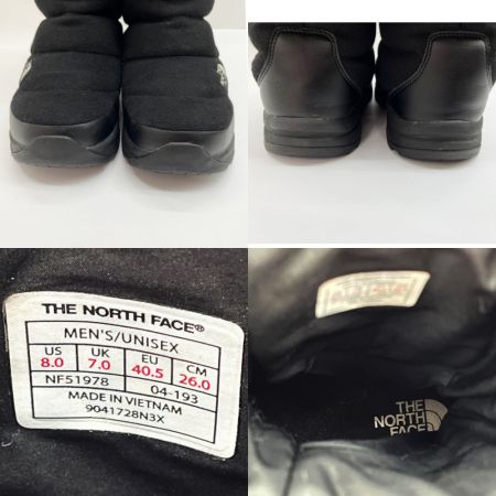  THE NORTH FACE ザノースフェイス ヌプシブーティブーツ 26cm US8 タバコ匂いあり vibram NF51978 ブラック