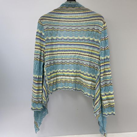  ISSEY MIYAKE イッセイミヤケ カーディガン  HAAT HEART 2 HA01KJ377 スカイブルー