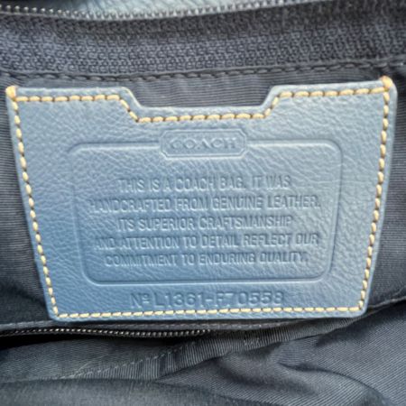  COACH コーチ ショルダーバッグ F70558 ブルー