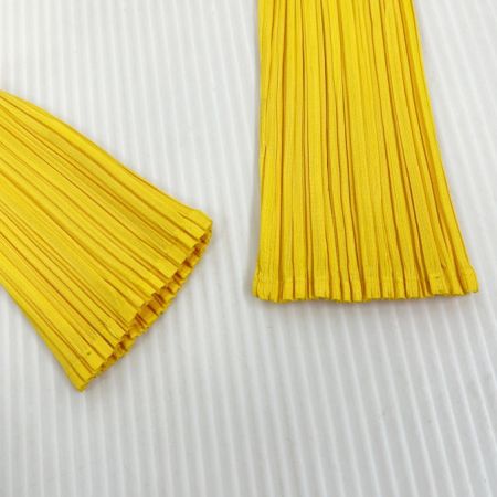  ISSEY MIYAKE イッセイミヤケ カットソー PLEATS PLEAS サイズF PP61-JK204 イエロー