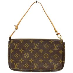◆◆ LOUIS VUITTON ルイヴィトン アクセサリーポーチ ポシェット・アクセソワール モノグラム M51980 ブラウン Bランク