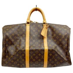 ◆◆ LOUIS VUITTON ルイヴィトン ボストン バッグ モノグラム キーポル50 M41426 ブラウン Aランク