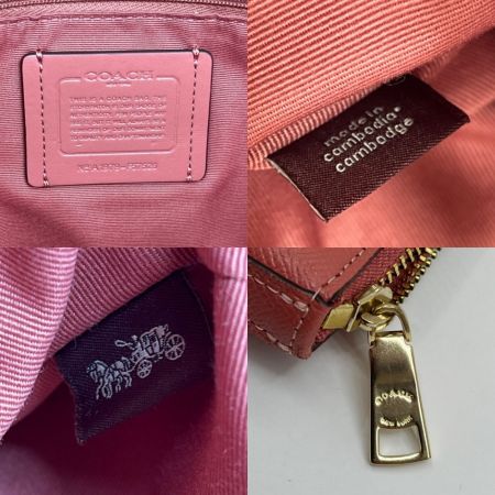  COACH コーチ トートバッグ 肩掛け アヴァ クロスグレイン F57526 ピンク