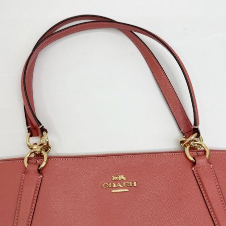  COACH コーチ トートバッグ 肩掛け アヴァ クロスグレイン F57526 ピンク