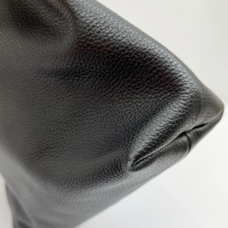  Longchamp ロンシャン ショルダーバッグ レザー ブラック