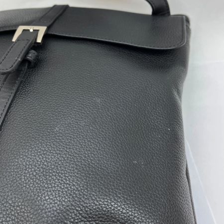  Longchamp ロンシャン ショルダーバッグ レザー ブラック