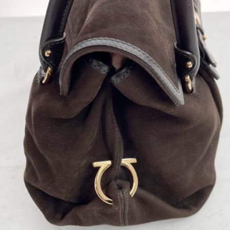  Salvatore Ferragamo サルヴァトーレフェラガモ バッグ トートバッグ 肩掛け ガンチーニ ブラウン