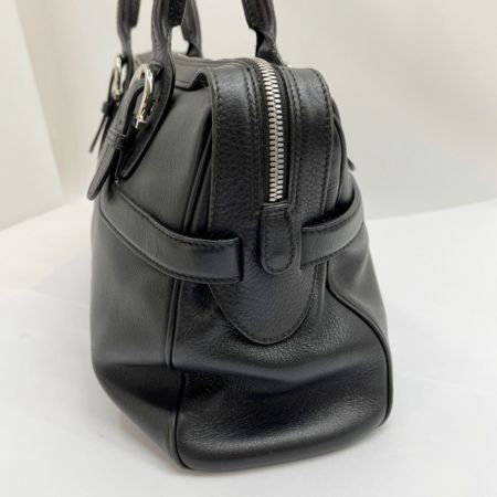  Ferragamo フェラガモ ハンドバッグ  トートバッグ ファスナー持ち手部分欠損 FZ-21 7329 ブラック