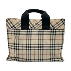 ◆◆ BURBERRY BLUE LABEL バーバリーブルーレーベル バッグ トートバッグ ベージュ/チェック Bランク