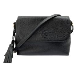 ◆◆ TORY BURCH トリーバーチ ショルダーバッグ 角スレ有 ブラック Bランク
