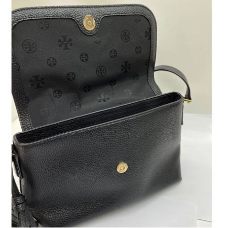  TORY BURCH トリーバーチ ショルダーバッグ 角スレ有 ブラック