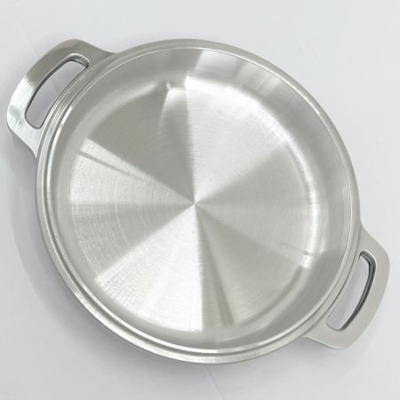  KING キング  KING無水鍋 20 両手鍋 20cm 無水調理 ガス・IH対応 シルバー