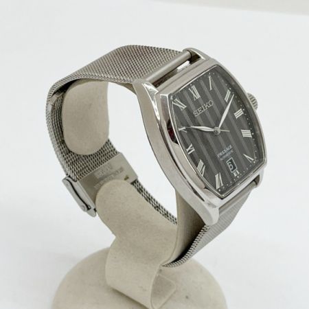  SEIKO セイコー プレサージュ 腕時計 自動巻き ステンレススチール 社外ベルト(BAMBI製) 4R35-02V0