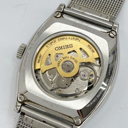  SEIKO セイコー プレサージュ 腕時計 自動巻き ステンレススチール 社外ベルト(BAMBI製) 4R35-02V0