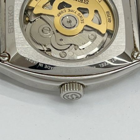  SEIKO セイコー プレサージュ 腕時計 自動巻き ステンレススチール 社外ベルト(BAMBI製) 4R35-02V0