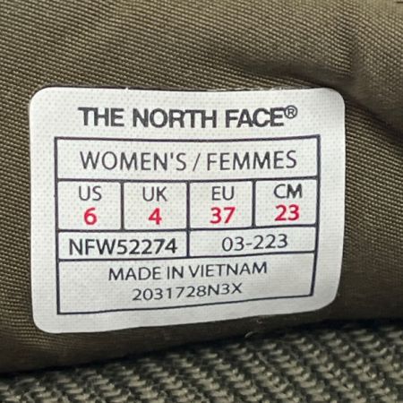  THE NORTH FACE ザノースフェイス ブーツ ヌプシ ブーティ ウォータープルーフ ニット ミニ 23cm NFW52274 グリーン