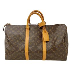 ◆◆ LOUIS VUITTON ルイヴィトン バッグ ボストンバッグ モノグラム キーポル 50 M41426 ブラウン Bランク