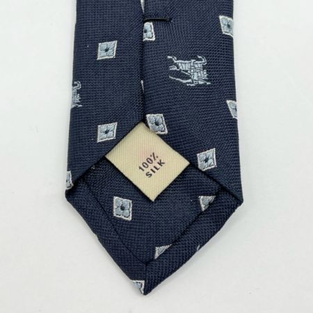  BURBERRY LONDON バーバリーロンドン ネクタイ シルクネクタイ タグ付き 馬柄 ネイビー