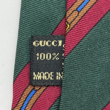  GUCCI グッチ ネクタイ シルクネクタイ ホースビット グリーン