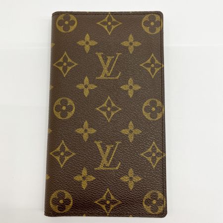  LOUIS VUITTON ルイヴィトン 長財布 ポルトシェキエカルトクレディ モノグラム 角ソリ 下部分少し破け M62225 ブラウン系