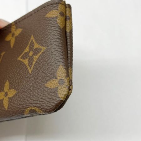  LOUIS VUITTON ルイヴィトン コインケース キーケース ポシェットクレ モノグラム M62650 ブラウン