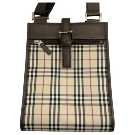  BURBERRY バーバリー ショルダーバッグ ノバチェック 縦型 TI 4136 BH 54 ベージュ