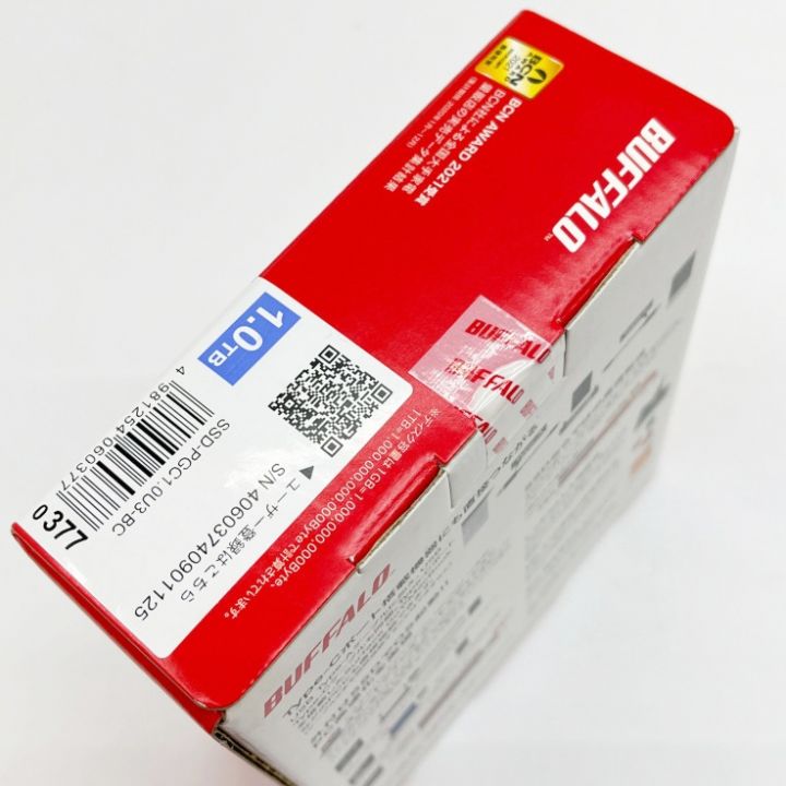BUFFALO バッファロー 外付けSSD ポータブルSSD 1.0TB SSD-PGC1 
