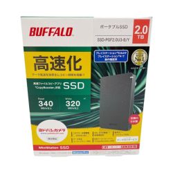 ◆◆ BUFFALO バッファロー 外付けSSD ポータブルSSD 2.0TB ヨドバシカメラ限定モデル SSD-PGF2.0U3-Y Nランク