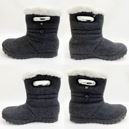  BOGS スノーブーツ ボア 24cm サイズ38 72106-001 グレー