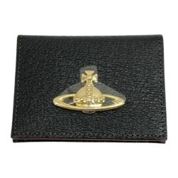 ◆◆ Vivienne Westwood ヴィヴィアン・ウエストウッド カードケース パスケース ブラック Sランク