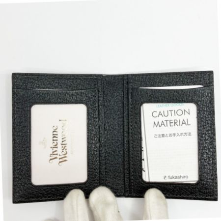  Vivienne Westwood ヴィヴィアン・ウエストウッド カードケース パスケース ブラック