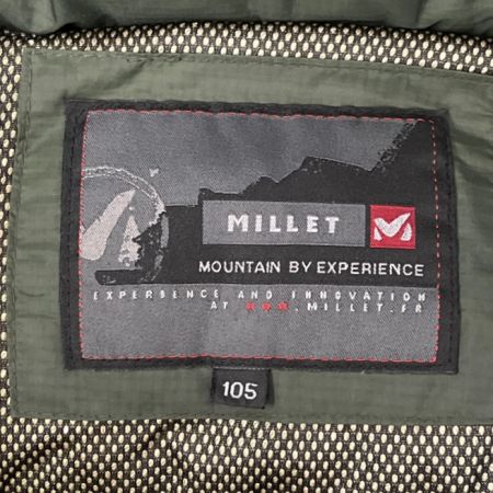  MILLET ミレー ダウンジャケット タグ破れ オリーブ×ブラック
