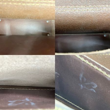  HERZ リュック レザー 長方形 ブラウン