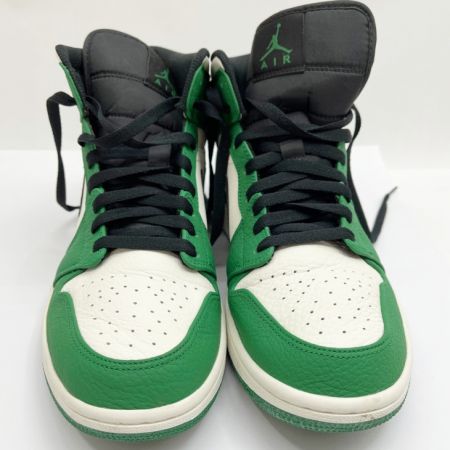  NIKE ナイキ ハイカット スニーカー エアジョーダン AIR JORDAN 1 MID SE 852542-301 ホワイト×グリーン x ホワイト