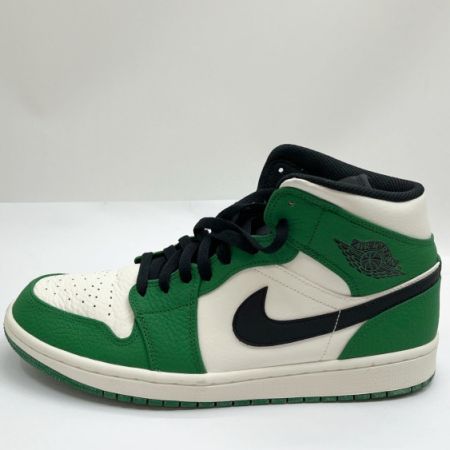  NIKE ナイキ ハイカット スニーカー エアジョーダン AIR JORDAN 1 MID SE 852542-301 ホワイト×グリーン x ホワイト