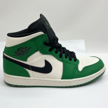  NIKE ナイキ ハイカット スニーカー エアジョーダン AIR JORDAN 1 MID SE 852542-301 ホワイト×グリーン x ホワイト