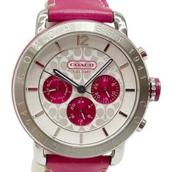 ◆◆ COACH コーチ 腕時計 クロノグラフ シグネチャー クオーツ CA.04.3 Bランク
