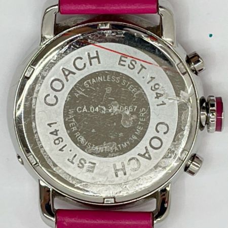  COACH コーチ 腕時計 クロノグラフ シグネチャー クオーツ CA.04.3