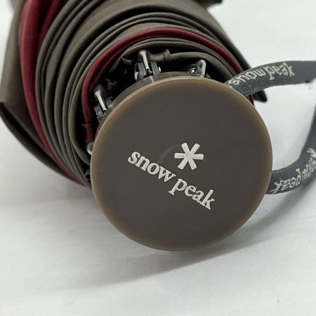  snowpeak スノーピーク 折りたたみ傘 軽量 ブラウン/レッド系
