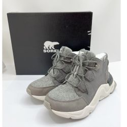 ◆◆ SOREL ソレル KINETIC RNEGD CARIBOUW スノーブーツ 24.5cm US7.5 NL4398-052 グレー Bランク