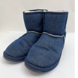 ◆◆ EMU エミュー ムートンブーツ STINGER DENIM MINI W11377 24cm US7 インディゴ Bランク