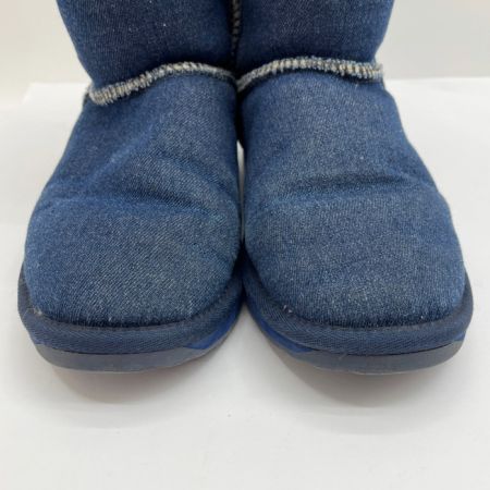  EMU エミュー ムートンブーツ STINGER DENIM MINI W11377 24cm US7 インディゴ